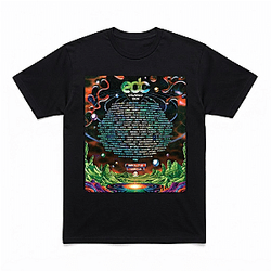 Limited EDC Orlando Cosmic Space LA2807cl Adventure Club T-Shirts