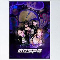 aespa graffiti Poster