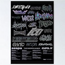 Aespa - Girls 2nd Mini Album Poster Design Poster