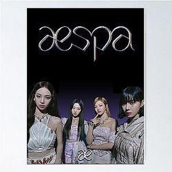 Aespa K-Pop Band Poster