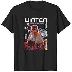 Winter Retro Vibes T-shirts – aespa Fans Edition