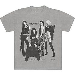 Monochrome concert group print LA 1106 Aespa T-Shirts
