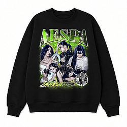 Aespa Lemonade Graphics HTCT1106 Aespa Sweatshirts
