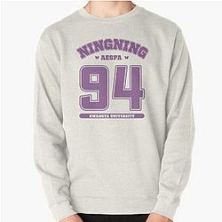 Aespa - College Jersey - Ningning - Kpop Merch for Fans - Gift for MY Pullover Sweatshirt