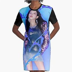 AESPA KARINA - SUPERNOVA Graphic T-Shirt Dress
