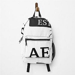 Aespa College Print Backpack