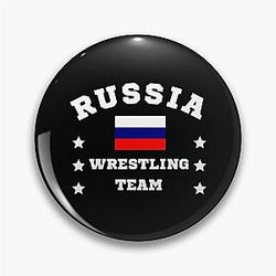 Russia Wrestling Team Pin