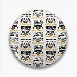 of  united world wrestling sticker  Pin