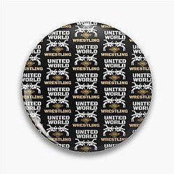 united world wrestling  masks  Pin