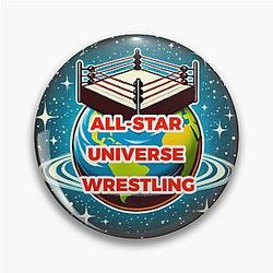 ALL-STAR UNIVERSE WRESTLING logo Pin
