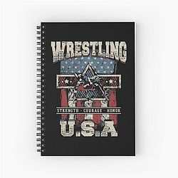 USA Wrestling - Strength Spiral Notebook