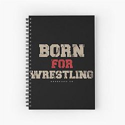 Wrestling sport Spiral Notebook