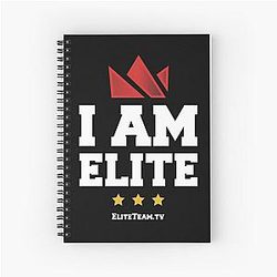 I Am Elite Spiral Notebook