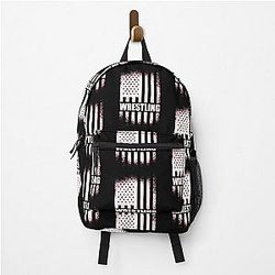 Wrestling American Flag Motive for a Wrestler or Fighter Backpack