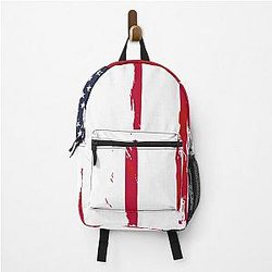 Wrestling Patriotic USA Flag   Backpack
