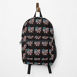 Dabbing Wrestling Boy Wrestler US Flag Backpack