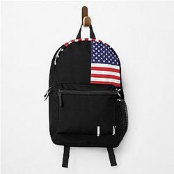 Wrestling Team Wrestle Usa American Flag Wrestler Coach Gift Backpack
