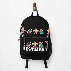 Wrestling Wrestler Fighter Martial Art Backpack