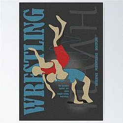 Wrestling Figures Poster