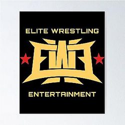 Elite Wrestling Entertainment T-ShirtGolden EWE Elite Elite Wrestling Entertainment Poster