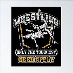 Wrestling Hard Guys Poster