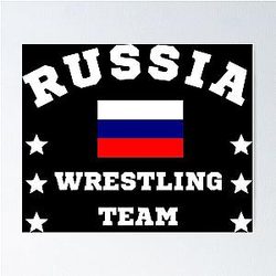 Russia Wrestling Team Poster