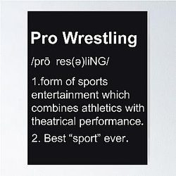Pro wrestling Poster