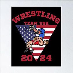 Team USA wrestling  Poster