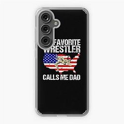 Favorite Wrestler Calls Me Dad USA Wrestling Samsung Galaxy Soft Case
