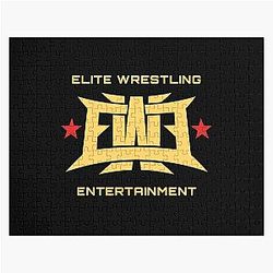 Elite Wrestling Entertainment T-ShirtGolden EWE Elite Elite Wrestling Entertainment Jigsaw Puzzle