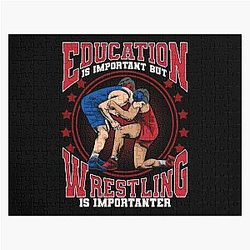 Wrestling Wrestler Combat Sports Jigsaw Puzzle