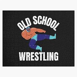 old school wrestling       Jigsaw Puzzle