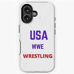 usa wwe wrestling  iPhone Tough Case