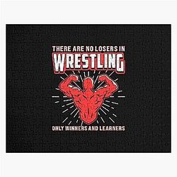 Wrestling Fight Wrestle Judo Wrestler Gift Idea Jigsaw Puzzle