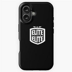 Elite of the Elite with Crest on black iPhone Tough Case