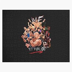 Wrestling Attitude with Logo Jigsaw Puzzle