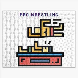 Retro pro wrestling video game Jigsaw Puzzle