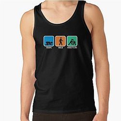 Crawl Walk Wrestle Shirt Funny Wrestling Tee Gift Tank Top