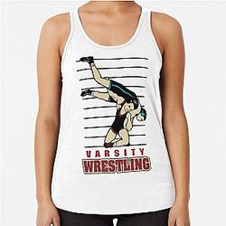 Varsity Wrestling Racerback Tank Top
