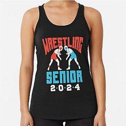 Wrestling Senior 2024 Racerback Tank Top