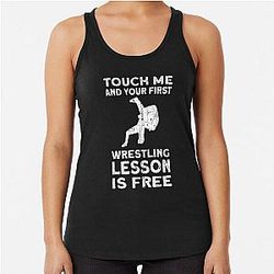 For All Wrestlers And Wrestling Lovers. Wrestling Racerback Tank Top