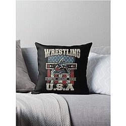 USA Wrestling - Strength Throw Pillow