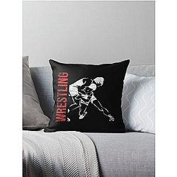 Wrestling Sport Throw Pillow