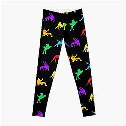Colorful Wrestling Art Leggings
