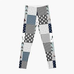 Wrestling Sport Checkered Pattern  Leggings