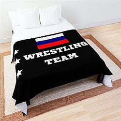 Russia Wrestling Team Comforter