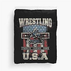 USA Wrestling - Strength Duvet Cover