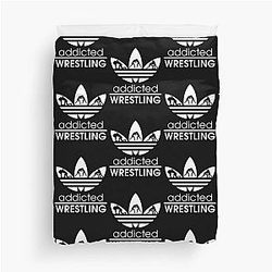 Wrestling addicted Duvet Cover