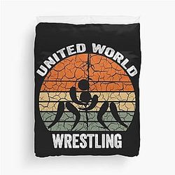 united world wrestling Duvet Cover