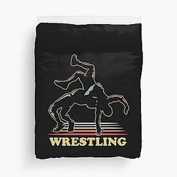 Wrestling competition Duvet Cover